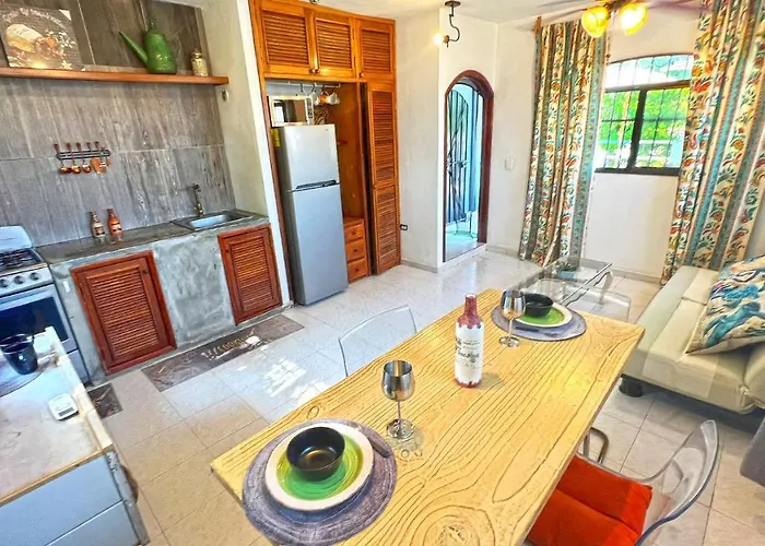 Apartment Kingsize Bambu Beachside Puerto Morelos