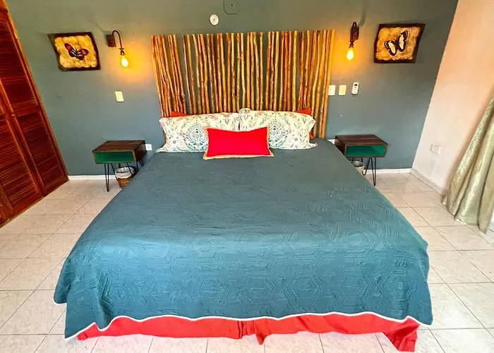 Kingsize Bambu Beachside Apartment Puerto Morelos